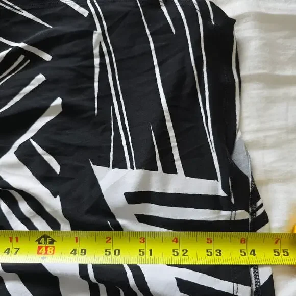 Tommy Bahama Oliana Hawaiian Maxi Dress Size XL Jersey V-neck Side Slit Resort - Picture 9 of 9